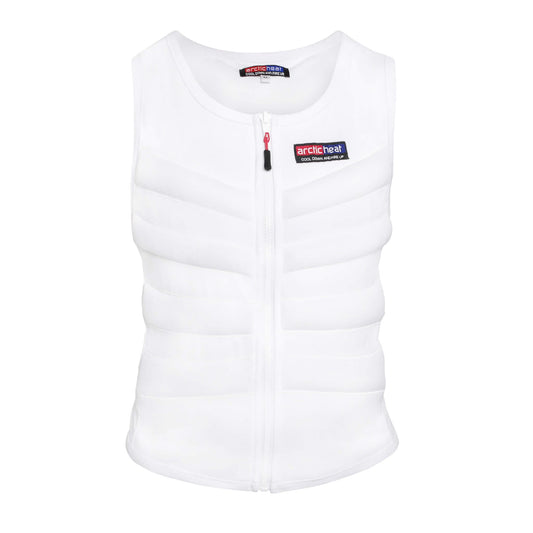 Ice Vest - White Cooling Vest - Arctic Heat USA