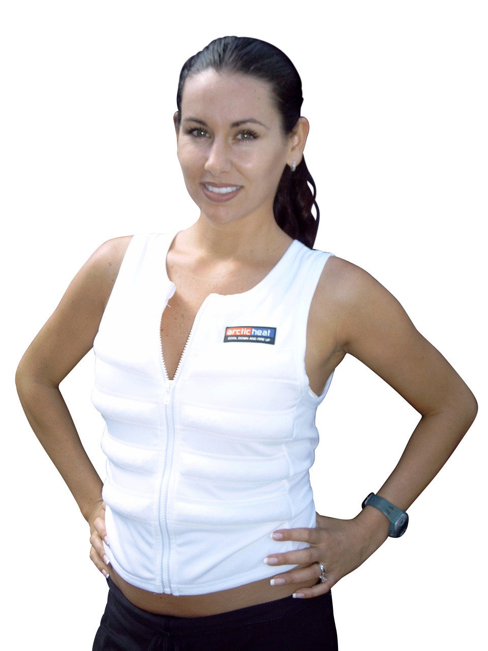 BODY COOLING VEST - White , Cooling Vest - ARCTIC HEAT USA, ARCTIC HEAT USA
 - 3