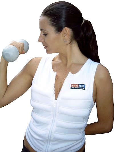 Details about   Ice Cooling Vest Reusable Double Side Design Cooling Jacket For Home Outdoor 
